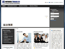 Tablet Screenshot of notariatriana91.es